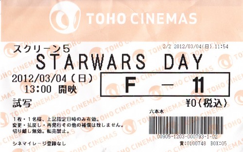 スター・ウォーズ 試写 エピソード１／ファントム・メナス ３Ｄ