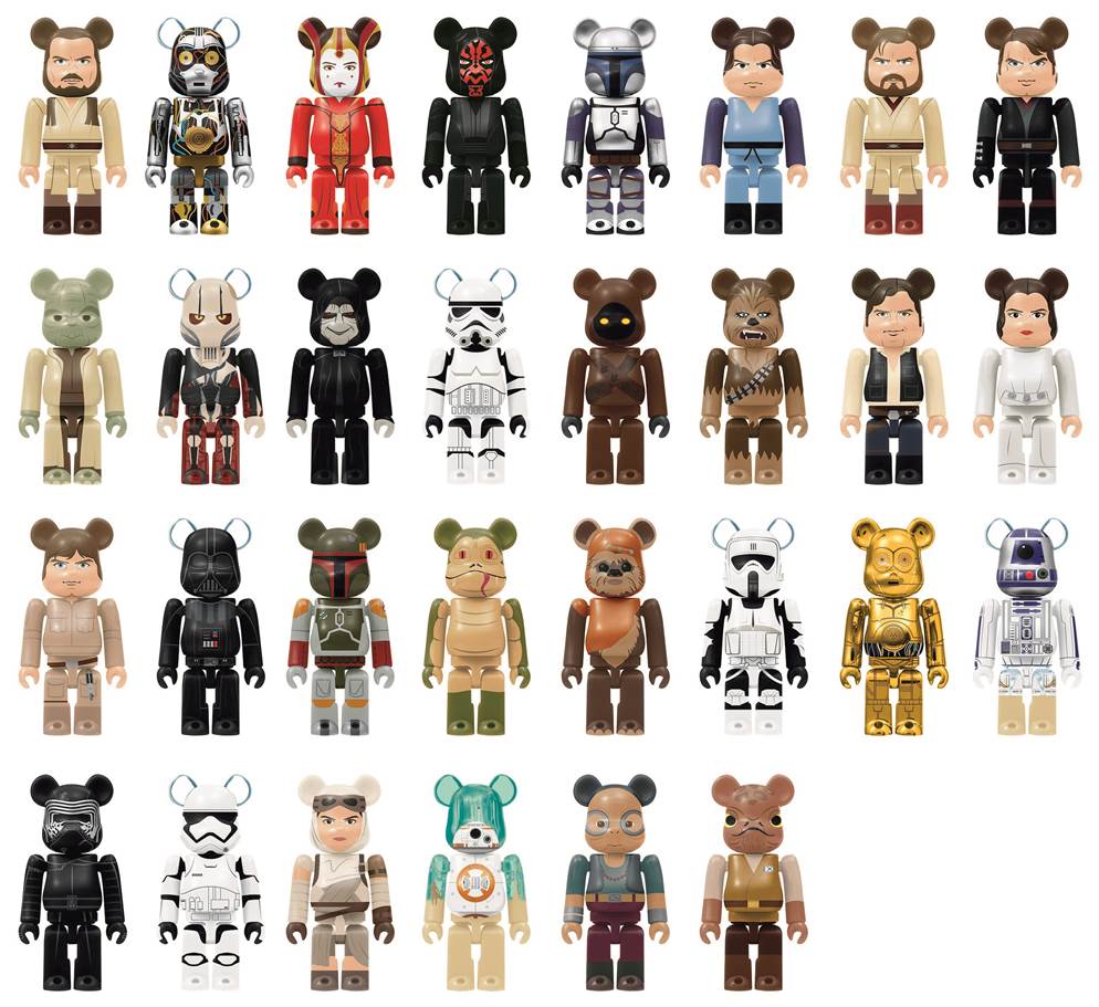 Happyくじ「STAR WARS™ BE@RBRICK」全38種画像公開！セブン-イレブンで