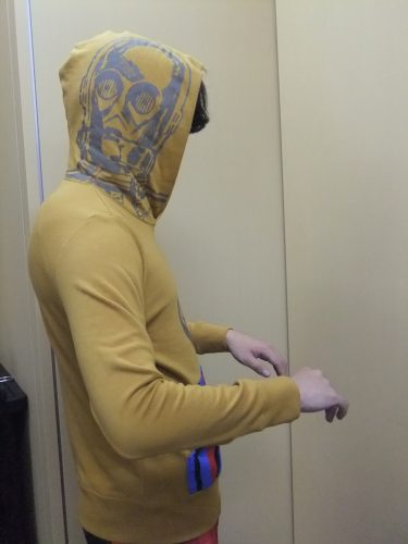 なりきりミニ裏毛パーカ C-3PO