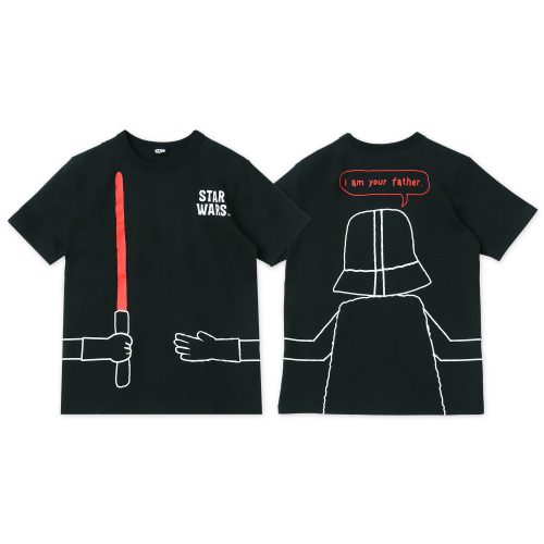 STARWARSのつながるプリントＴシャツ