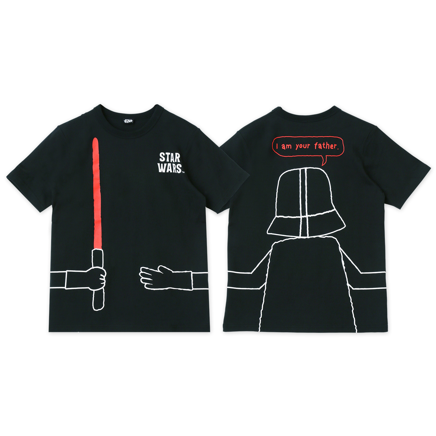 スター ウォーズ Tシャツでお揃いコーデ Starwarsのつながるプリントtシャツ スター ウォーズ ウェブログ