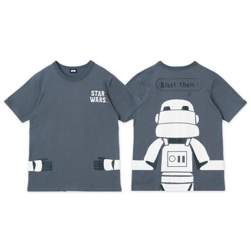 STARWARSのつながるプリントTシャツ