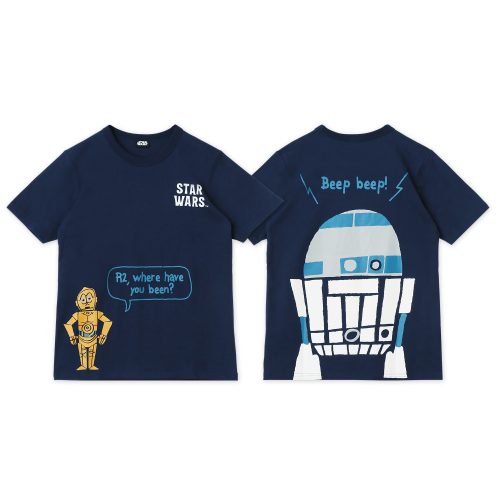 STARWARSのつながるプリントTシャツ