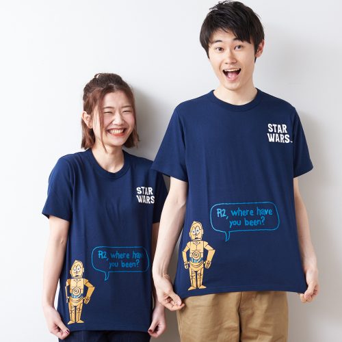 STARWARSのつながるプリントTシャツ