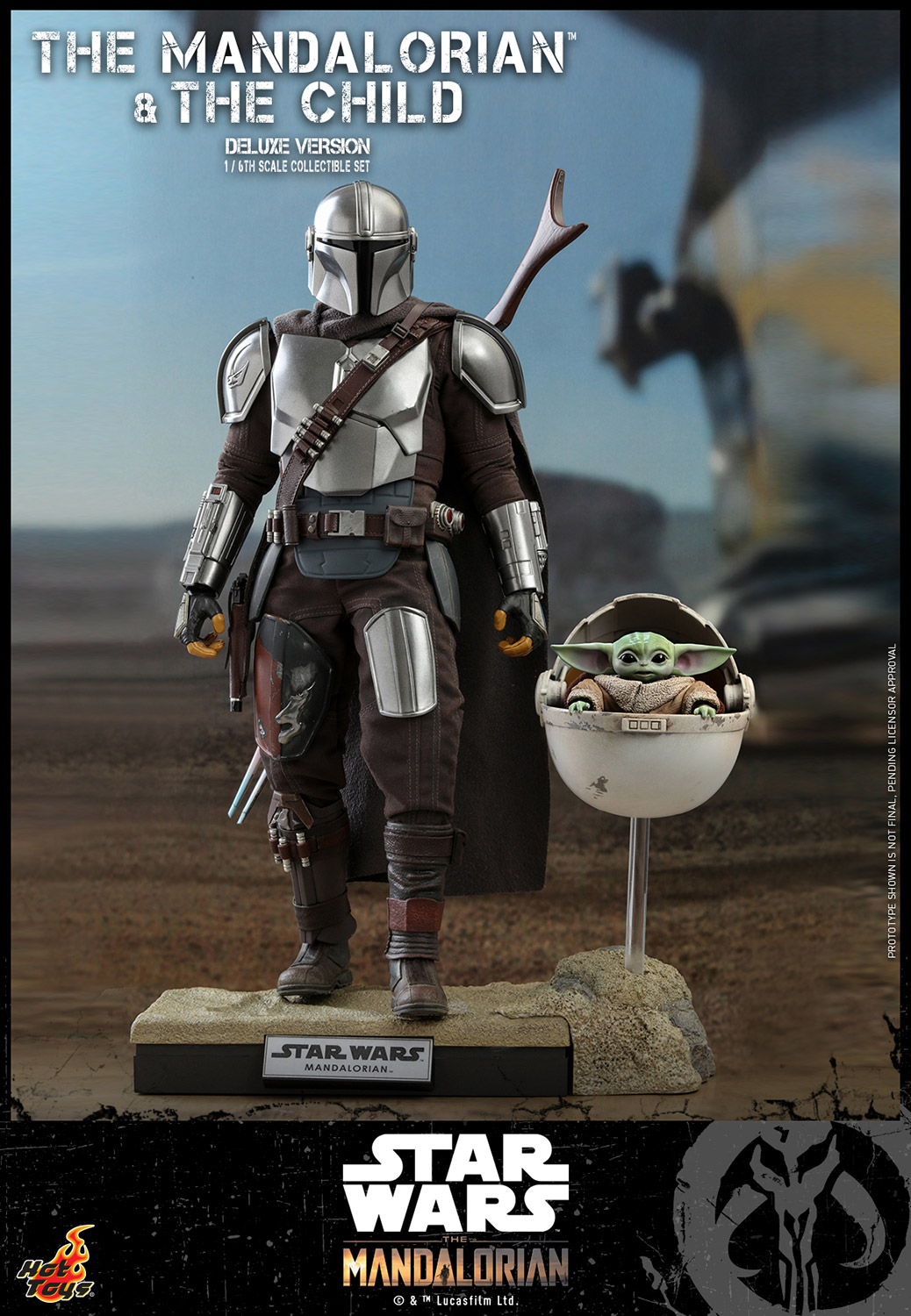 新品近い ホットトイズ　スターウォーズ　マンダロリアン　1/6