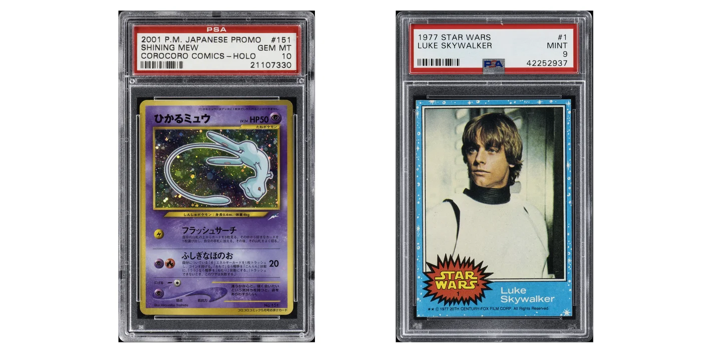 『スター・ウォーズ』の貴重なトレーディングカードやコレクターズアイテム